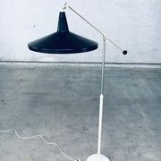 Panama Floor Lamp in Black by Wim Rietveld for Gispen, 1957