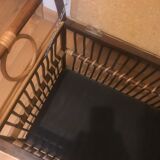 Trunk/trunk in rattan and skai