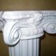 Ionnic column in armed platre