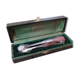 Silver-plated sugar tongs