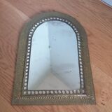 Miroir oriental en laiton