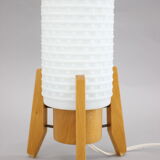 1960s rocket table lamp, Czechoslovakia