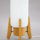 1960s rocket table lamp, Czechoslovakia