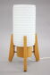 1960s rocket table lamp, Czechoslovakia