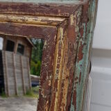 Old Burmese teak mirror