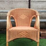 Rattan armchair
