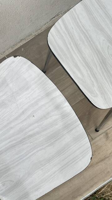 Pair of VINTAGE Formica CHAIRS