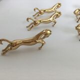 6 golden knife holder