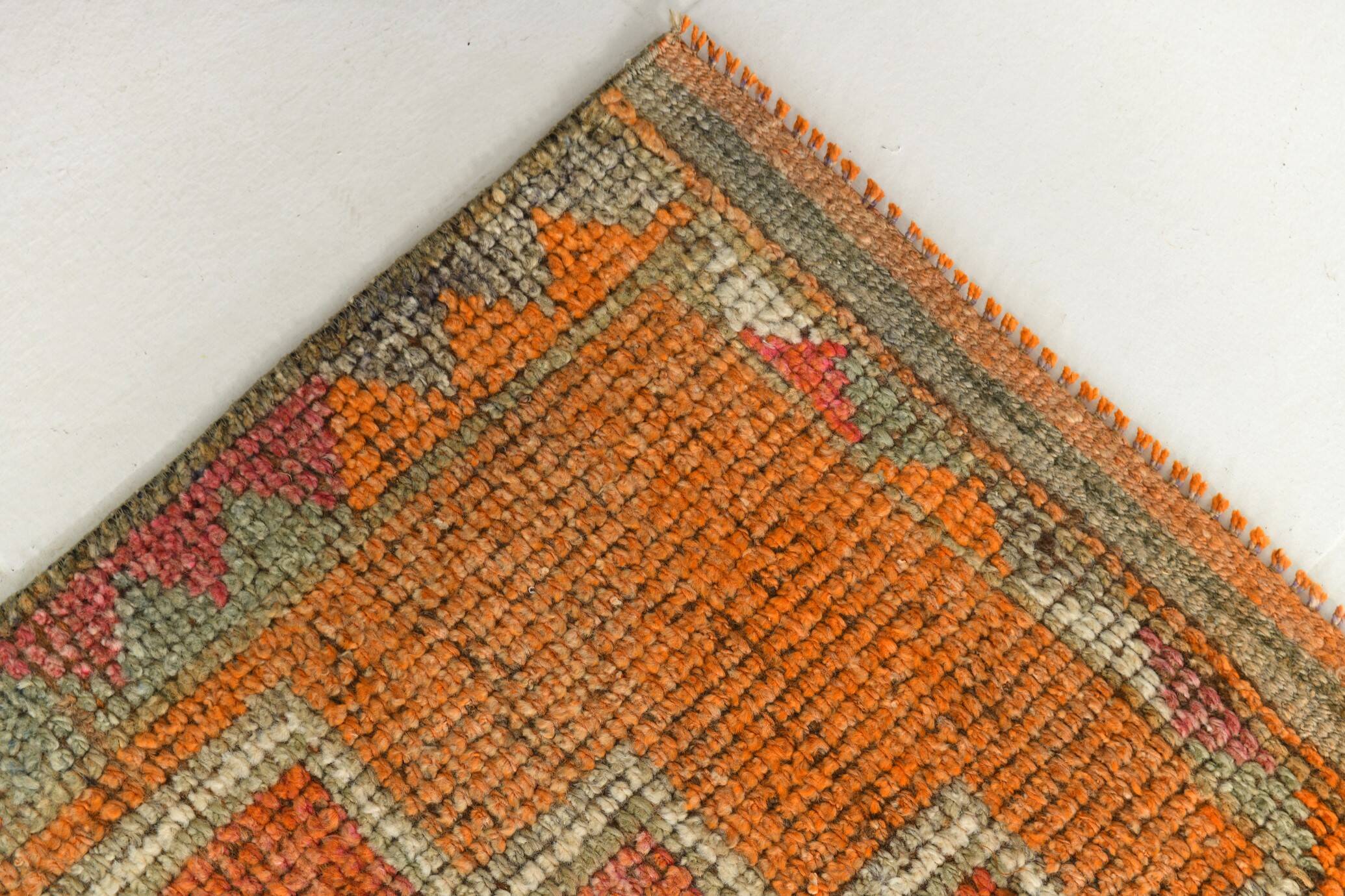 Super Soft Wool Vintage Runner Rug, 95x350Cm