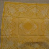 Vintage gold square tablecloth