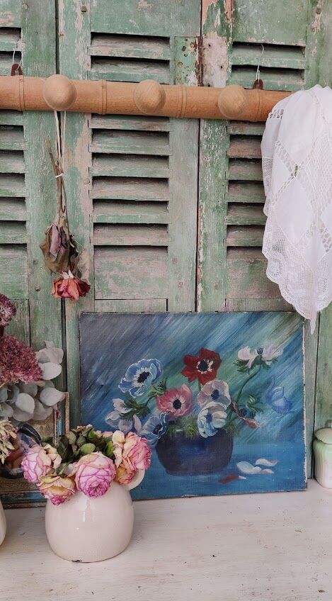 Painting on canvas by H. Fretin-Lunel