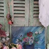 Painting on canvas by H. Fretin-Lunel