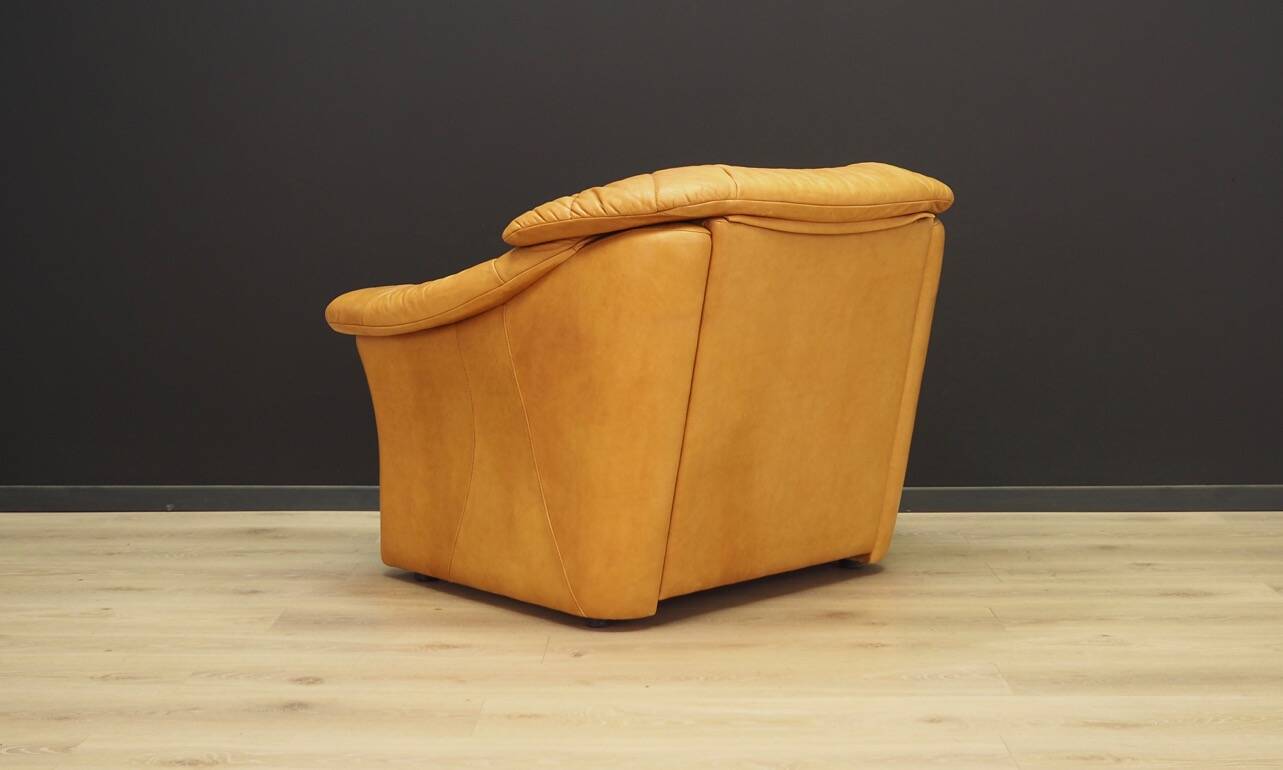 Cognac living room set, Danish design, 1970s, manufacturer: Skalma Møbelfabrik