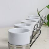 Set of 5 Letang Remy espresso cups, 1980s