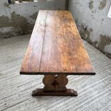 Monastery-style farmhouse table, pine, 210cm