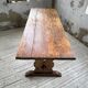 Monastery-style farmhouse table, pine, 210cm
