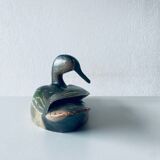 Large decorative wooden duck