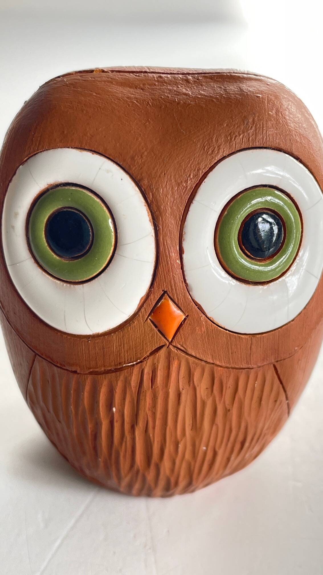Vintage Handmade Ceramic Owls