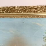 Tableau huile sur toile, signé C. Lion