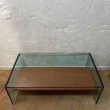 Glass coffee table
