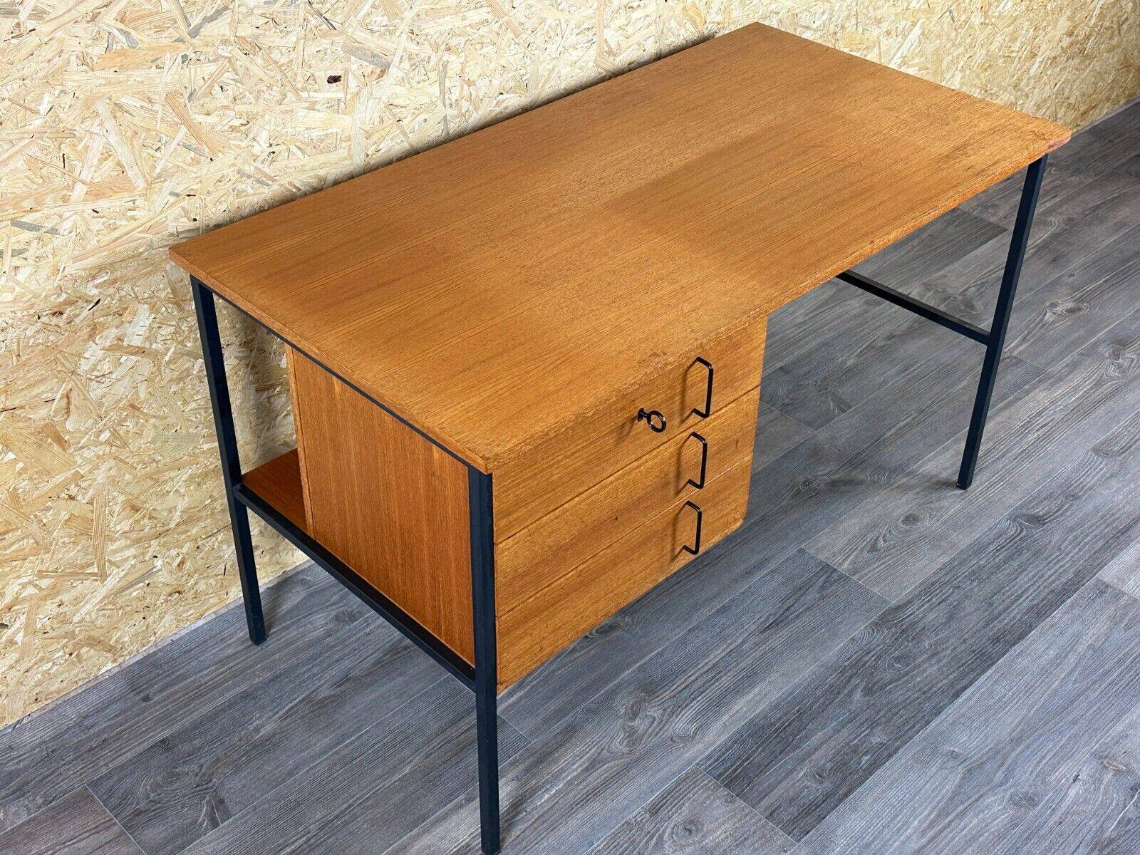 60s 70s teak desk by Günter Renkel for Rego Mobile Germany