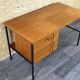 60s 70s teak desk by Günter Renkel for Rego Mobile Germany