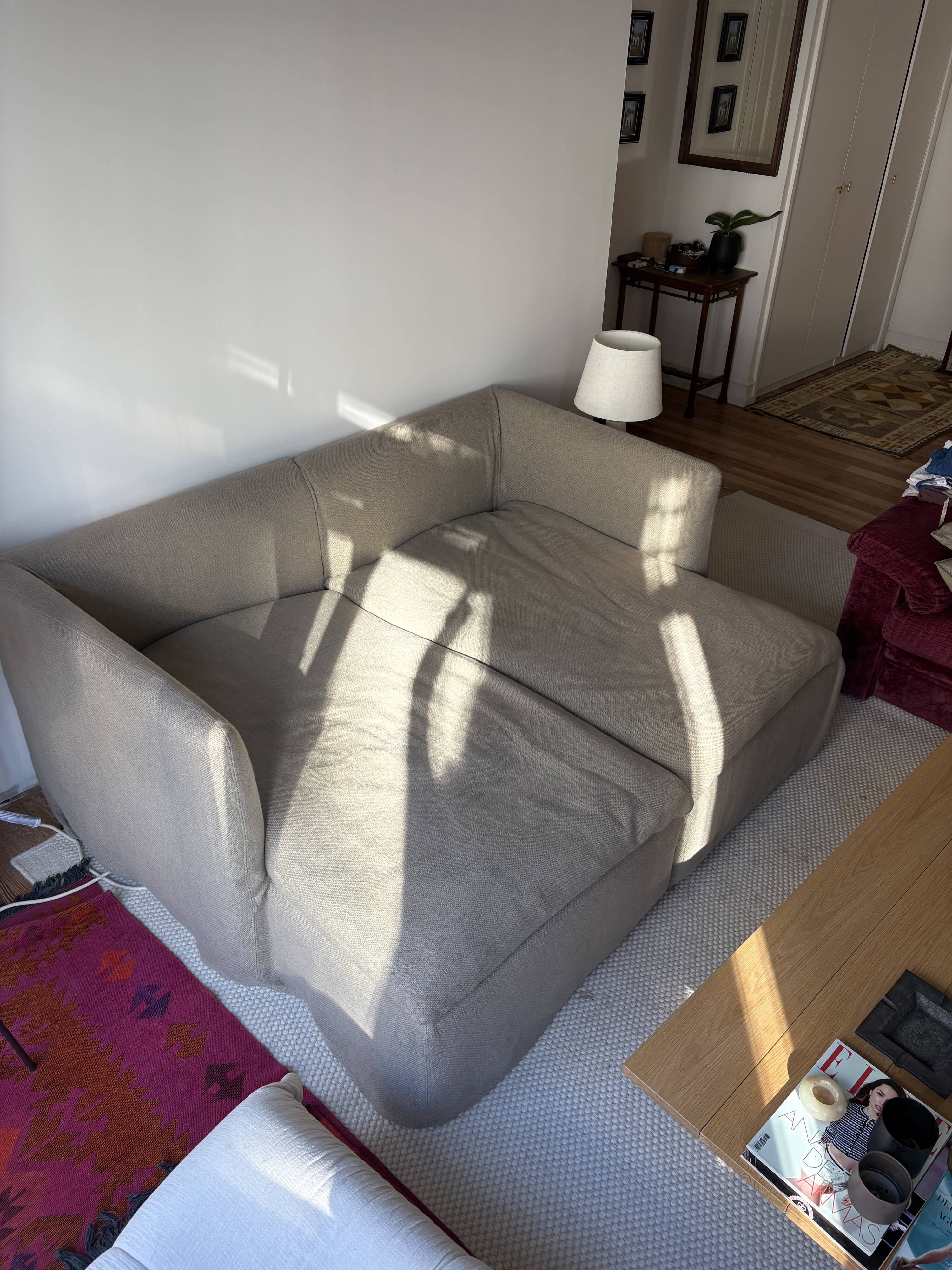 Boho Modular Sofa-Linen Formentera Holiday Home