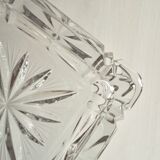 Pair of crystal ashtrays