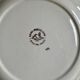 Lot de 12 assiettes à dessert vintage blanches et dorées Céranord