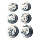 6 assiettes creuses Badonviller modèle Jasmin