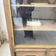 XXL oak display cabinet furniture
