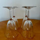 Verres à vin vintage 1960