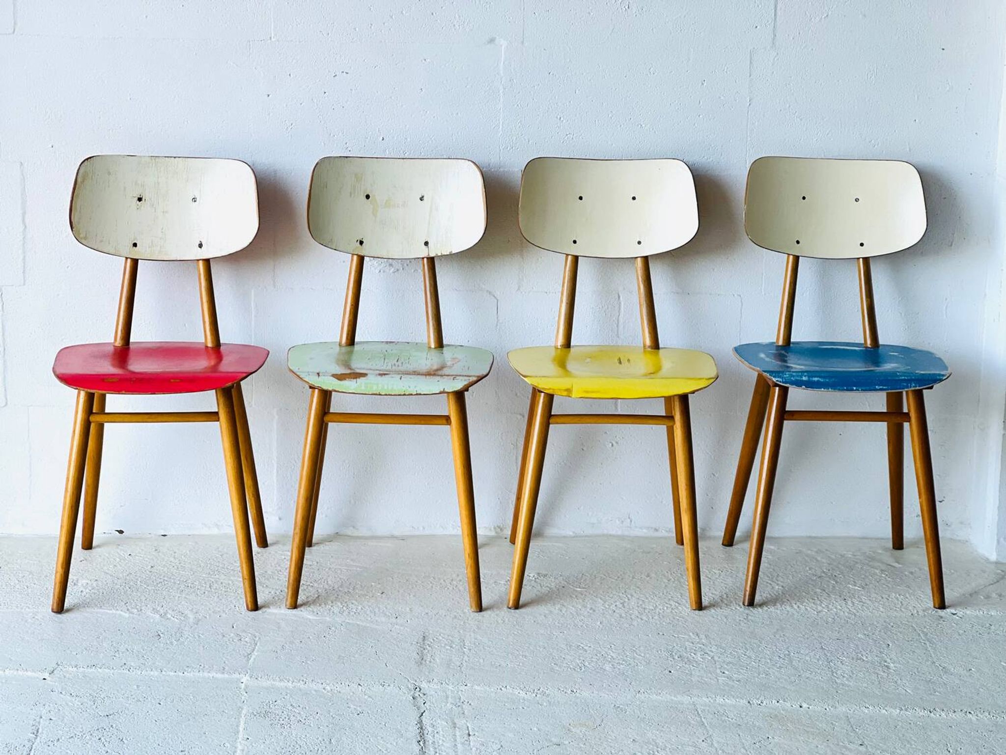 Bistro chairs from TON, 1960s