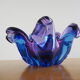 Midcentury Artglass Bowl, From Czechoslovakia, 1950s