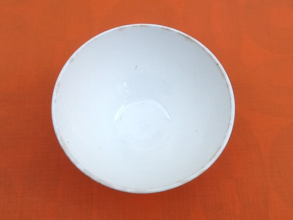 Old bowl " Cafés Brasila " Faience Digoin France Hand Painted