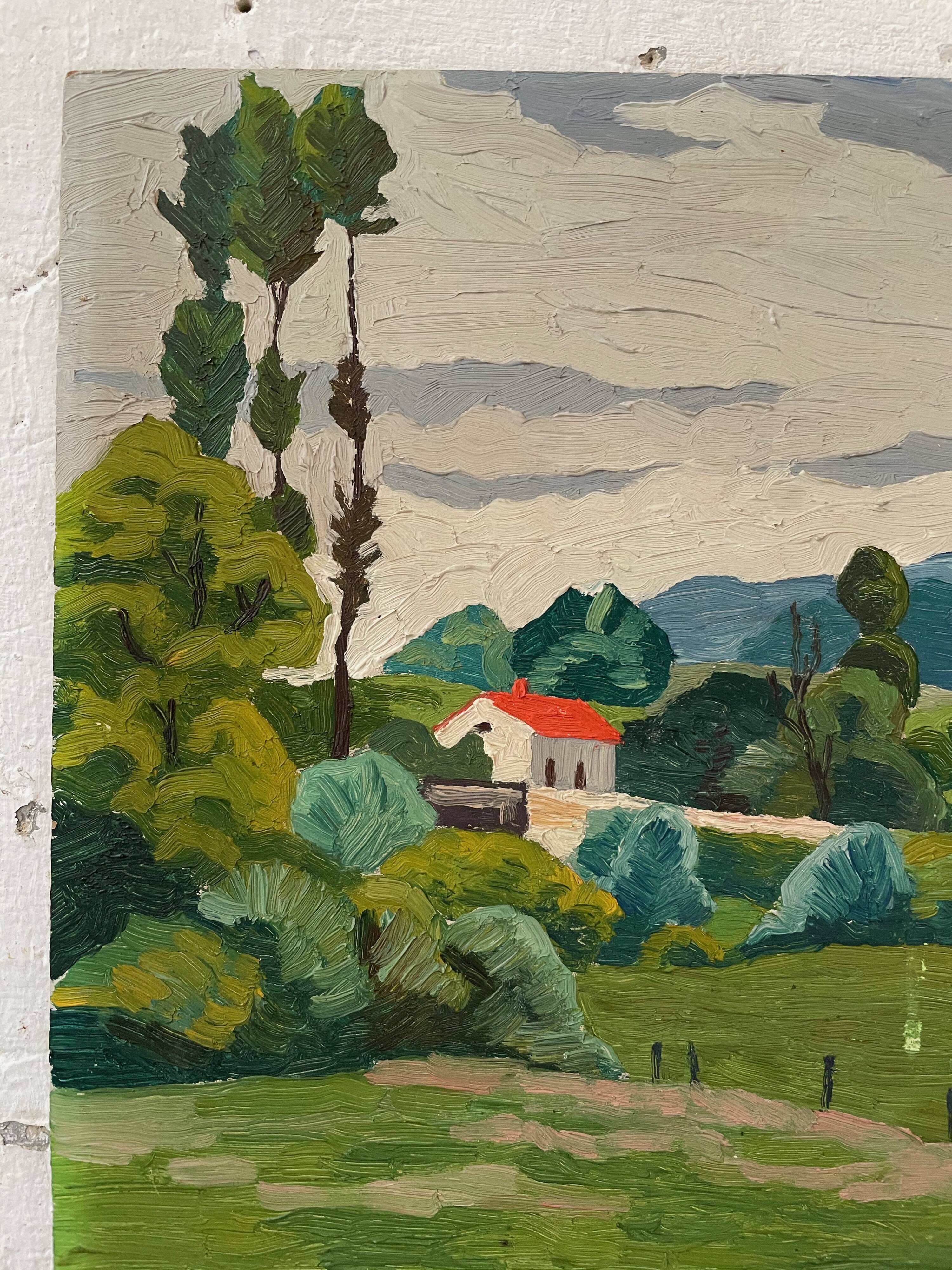 Landscape oil painting 1930