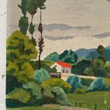 Landscape oil painting 1930