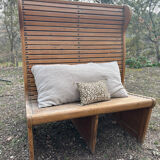 Old double-sided bench