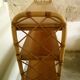 Vintage rattan library