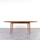 Mid-century Danish teak extendable dining table, 1960s.