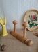 Porte manteaux 2 patères en bois - vintage