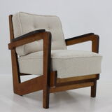 1930's unique cubist armchair, Czechoslovakia