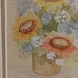 Flower bouquet painting