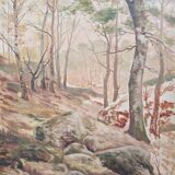 Nature painting table