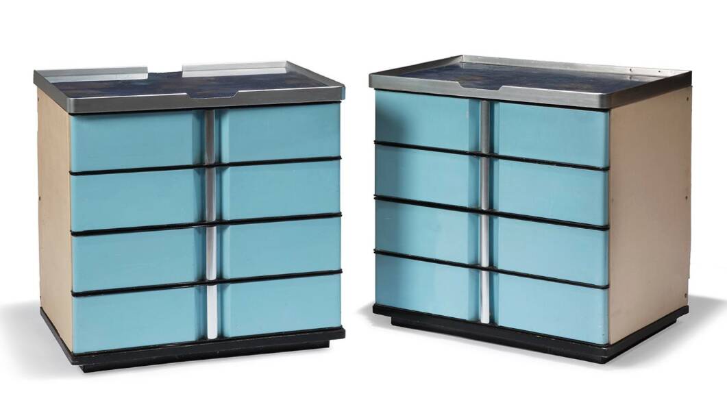 Chest of drawers from the France ocean liner. 1960.