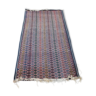 Tapis kilim bleu 200x110cm