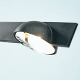 Black pivoting table lamp Model Tabla, designed by Marco Colombo & Mario Barbaglia for Italiana Luce