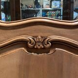 Vintage silver china cabinet display case