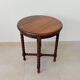 Side table from the 40s/50s in turned wood, Louis XIII style