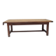 Grande table de ferme ancien en bois massif. 228 x 107.